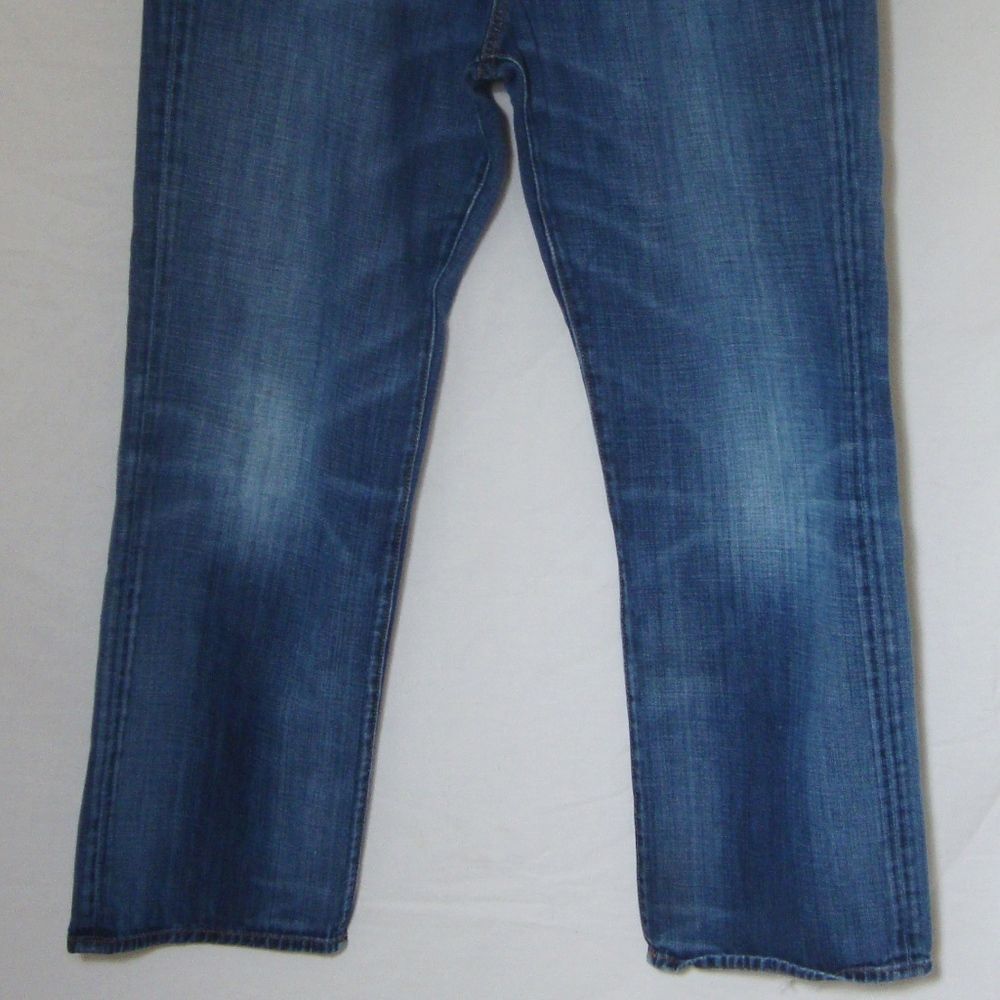 Lucky Brand Jeans Relaxed Straight Blue Denim Soft - Picture 3 of 7
